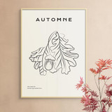 Automne, Minimalist Drawing Collection No. 110