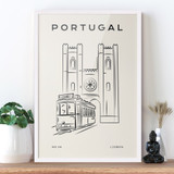 Line Art, Portugal, Lisbon No. 04