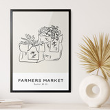 Farmers Market, Line Art Collection No. 05
