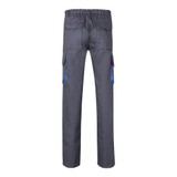 VL HYPNOS. Δίχρωμο παντελόνι twill με πολλαπλές τσέπες (200g/m²), από βαμβάκι (35%) και πολυεστέρα (65%)