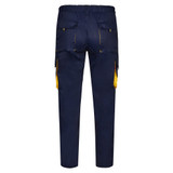 VL HYPNOS. Δίχρωμο παντελόνι twill με πολλαπλές τσέπες (200g/m²), από βαμβάκι (35%) και πολυεστέρα (65%)