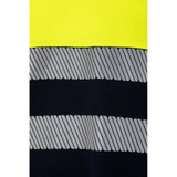 VL BASTET. Δίχρωμο μπλουζάκι πικέ (150g/m²), από βαμβάκι (55%) και πολυεστέρα (45%)