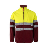 VL EROS. Δίχρωμο fleece μπουφάν (280g/m²), από πολυεστέρα (100%)