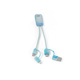 BERNERS. Εξαιρετικά γρήγορο καλώδιο USB 6 σε 1 από 100% rPET