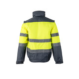 VL JUPITER. Δίχρωμη ζακέτα με ενίσχυση (180g/m²) από πολυεστέρα (100%), με επίστρωση PU