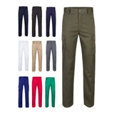 VL LUGH. Παντελόνι stretch με πολλές τσέπες (240g/m²) από βαμβάκι (46%), EME (38%) και πολυεστέρα (16%)