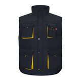 VL NERGAL. Γιλέκο με επένδυση, δίχρωμο, με πολλές τσέπες (120g/m²), από πολυεστέρα (100%)