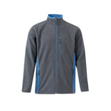 VL GERAS. Δίχρωμο fleece μπουφάν (220g/m²) από πολυεστέρα (100%)