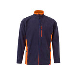 VL GERAS. Δίχρωμο fleece μπουφάν (220g/m²) από πολυεστέρα (100%)