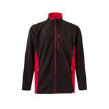 VL GERAS. Δίχρωμο fleece μπουφάν (220g/m²) από πολυεστέρα (100%)