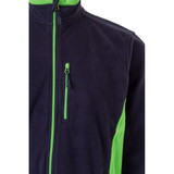 VL GERAS. Δίχρωμο fleece μπουφάν (220g/m²) από πολυεστέρα (100%)