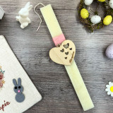 Λαμπάδα Wooden Heart