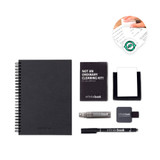 STARTER KIT INFINITEBOOK A5 PLANNER TEXTURE. Σετ που περιλαμβάνει το "Infinitebook" με σκληρό εξώφυλλο, 1 σετ καθαρισμού, 1 μαρκαδόρο και 1 θήκη στυλό