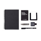 STARTER KIT INFINITEBOOK A5 PLANNER TEXTURE. Σετ που περιλαμβάνει το "Infinitebook" με σκληρό εξώφυλλο, 1 σετ καθαρισμού, 1 μαρκαδόρο και 1 θήκη στυλό
