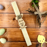 Λαμπάδα Wooden Bunny