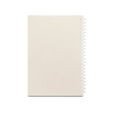 SCHILLER. Μπλοκ σημειώσεων A5 με εύκαμπτο εξώφυλλο, κατασκευασμένο από 100% ανακυκλωμένο χαρτί