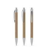 KYRA. Στυλό διαρκείας κατασκευασμένο από 100% ανακυκλωμένο χαρτί και λεπτομέρειες από ανακυκλωμένο ABS (100% rABS)