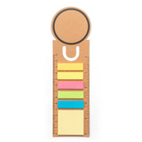 SAWYER. Σετ γραφείου 3 σε 1, κατασκευασμένο από 100% ανακυκλωμένο χαρτί, με στρογγυλή κορυφή και μαύρη εκτύπωση περιμετρικά