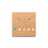 AINSLEY. Σετ γραφείου 2 σε 1, κατασκευασμένο από 100% ανακυκλωμένο χαρτί, με 6 αυτοκόλλητα σημειωματάρια