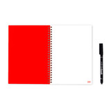 INFINITEBOOK PLAIN A5. Infinitebook με εύκαμπτο εξώφυλλο και 15 απλές σελίδες λευκού πίνακα
