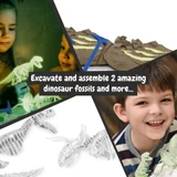2 in 1 Fossil Excavation Kit I. Εκπαιδευτικό παιχνίδι για παιδιά