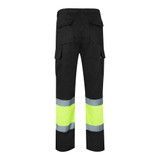 VL ATHENA. Δίχρωμο παντελόνι twill (210g/m²), με επένδυση, πολλές τσέπες, από βαμβάκι (20%) και πολυεστέρα (80%)