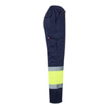 VL ATHENA. Δίχρωμο παντελόνι twill (210g/m²), με επένδυση, πολλές τσέπες, από βαμβάκι (20%) και πολυεστέρα (80%)