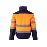 VL JUPITER. Δίχρωμη ζακέτα με ενίσχυση (180g/m²) από πολυεστέρα (100%), με επίστρωση PU