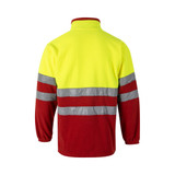 VL EROS. Δίχρωμο fleece μπουφάν (280g/m²), από πολυεστέρα (100%)