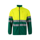 VL EROS. Δίχρωμο fleece μπουφάν (280g/m²), από πολυεστέρα (100%)
