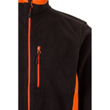 VL GERAS. Δίχρωμο fleece μπουφάν (220g/m²) από πολυεστέρα (100%)