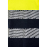 VL ACHELOUS. Δίχρωμο πουκάμισο πόλο με πιέτες (150g/m²) με κοντά μανίκια, από βαμβάκι (55%) και πολυεστέρα (45%)