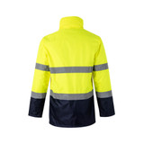 VL THEMIS LARGE. Δίχρωμη ζακέτα (190g/m²), από πολυεστέρα (100%), με επίστρωση PU