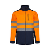 VL HESTIA LARGE. Δίχρωμη ζακέτα από soft shell (280g/m²), με επένδυση από fleece και μεμβράνη TPU, από πολυεστέρα (96%) και ελαστάνη (4%)