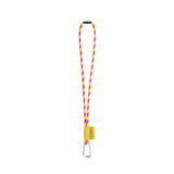 75089. SET Lanyard TUBE Long (Ø 7 mm) με καραμπίνερ σχήματος D 55 mm και κούμπωμα ασφαλείας Ø 7 mm