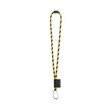 75089. SET Lanyard TUBE Long (Ø 7 mm) με καραμπίνερ σχήματος D 55 mm και κούμπωμα ασφαλείας Ø 7 mm