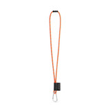 75091. SET Lanyard NAUTIC Long (Ø 7 mm) με καραμπίνερ σχήματος D 55 mm και κούμπωμα ασφαλείας Ø 7 mm