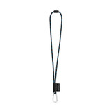 75091. SET Lanyard NAUTIC Long (Ø 7 mm) με καραμπίνερ σχήματος D 55 mm και κούμπωμα ασφαλείας Ø 7 mm
