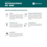MOTION BACKPACK. Σακίδιο πλάτης πολυεστέρας 600D και PU