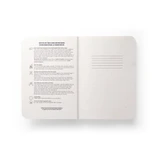 ORGANIC SEMI-RIGID. Σημειωματάριο A5 με ημίσκληρο εξώφυλλο από οργανική ύλη (80%)