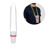 BOLTON. ΣΕΤ Κορδόνι SUBLIMATION Long II (20 mm) Duo με θήκη για ποτήρια σιλικόνης