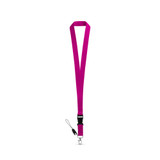 ANQUETIL. Lanyard από πολυεστέρα με μεταλλικό καραμπίνερ