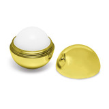 ALBA. Lip balm σε σφαιρική μεταλλική συσκευασία ABS
