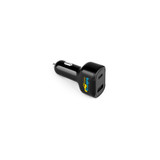 DIRAC. Προσαρμογέας αναπτήρα τσιγάρου με θύρα USB-A 18W και USB-C 20W από ανακυκλωμένο ABS (100% rABS)