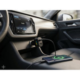 DIRAC. Προσαρμογέας αναπτήρα τσιγάρου με θύρα USB-A 18W και USB-C 20W από ανακυκλωμένο ABS (100% rABS)