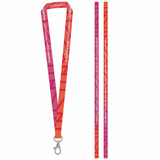 BRIGHTON S. Εκτυπωμένο δείγμα SET Lanyard SUBLIMATION Long II (20 mm) με καραμπίνερ πύλης 20 mm