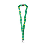 DOVER. SET Lanyard SUBLIMATION Long II (20 mm) από ανακυκλωμένο πολυεστέρα (100% rPET) με καραμπίνερ 20 mm και κούμπωμα ασφαλείας