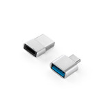 MINSKY. Σετ από 2 αλουμινένιους προσαρμογείς USB-A / USB-C