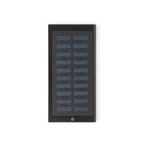 CLERK. Power bank 8'000 mAh με ηλιακό πάνελ από 100% ανακυκλωμένο αλουμίνιο