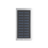 CLERK. Power bank 8'000 mAh με ηλιακό πάνελ από 100% ανακυκλωμένο αλουμίνιο
